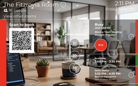 Showcase theme display — Busy · Office