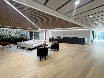 A flexible, modern office managed with desk and room booking software