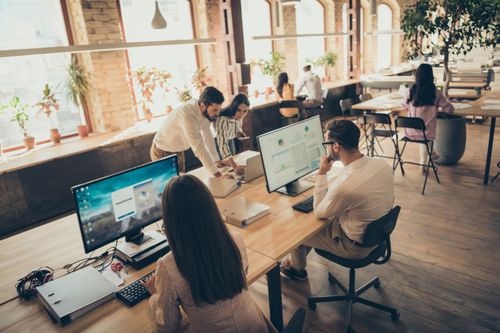 An agile workspace configured in Clearooms